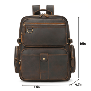 Thumbnail for Rustbelt Leather Backpack - Moderno Collections