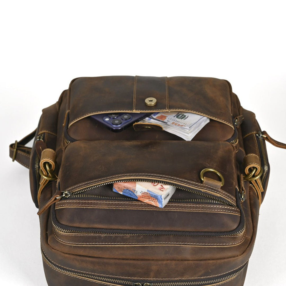 Rustbelt Leather Backpack - Moderno Collections