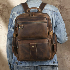 Thumbnail for Rustbelt Leather Backpack - Moderno Collections