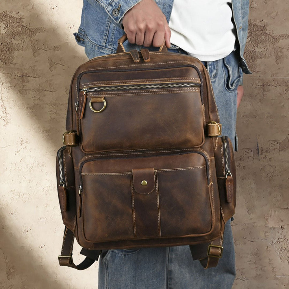 Rustbelt Leather Backpack - Moderno Collections