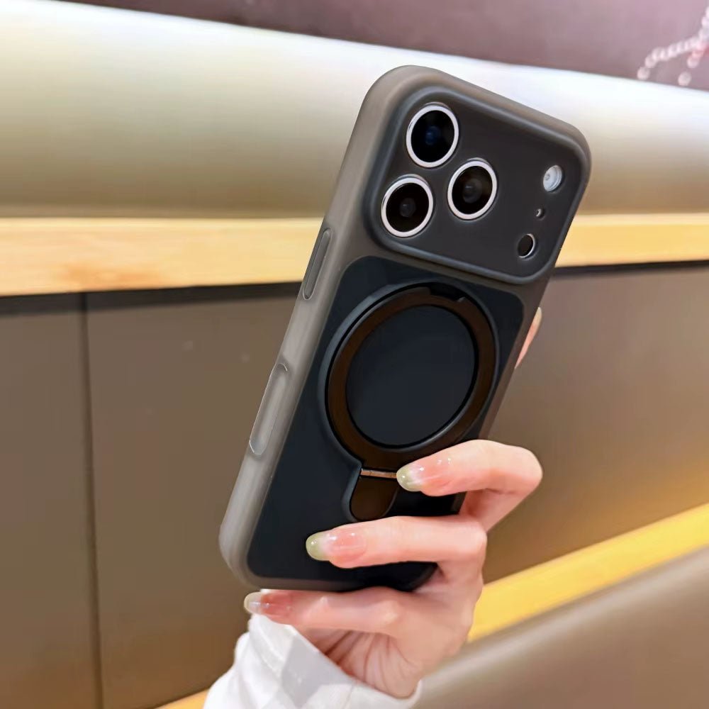 SnapStand Matte Silicone iPhone Case - Moderno Collections