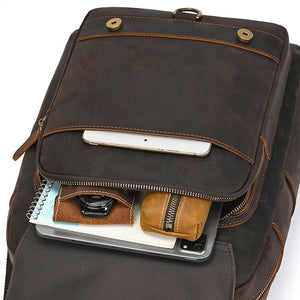 Thumbnail for Statesman Leather Travel Backpack - Moderno Collections