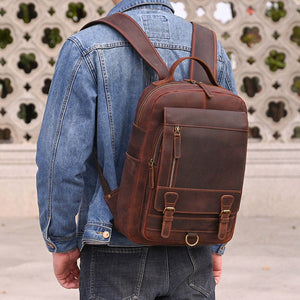 Thumbnail for Statesman Leather Travel Backpack - Moderno Collections