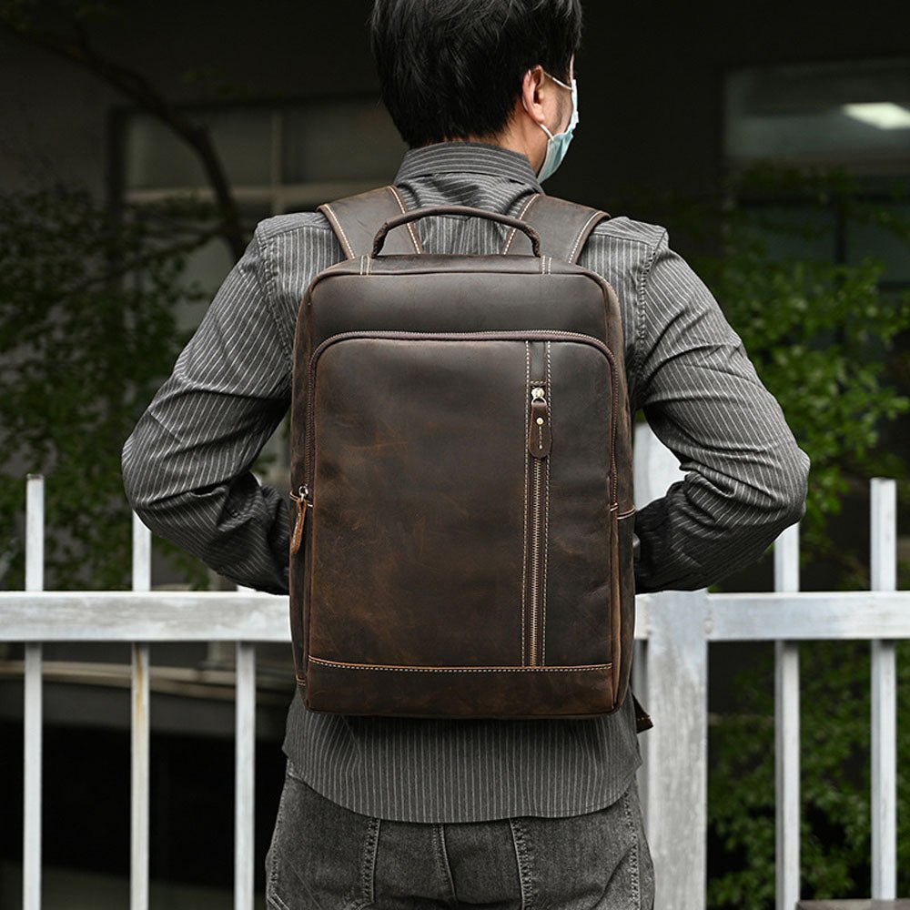 Strata Rogue Leather Backpack - Moderno Collections