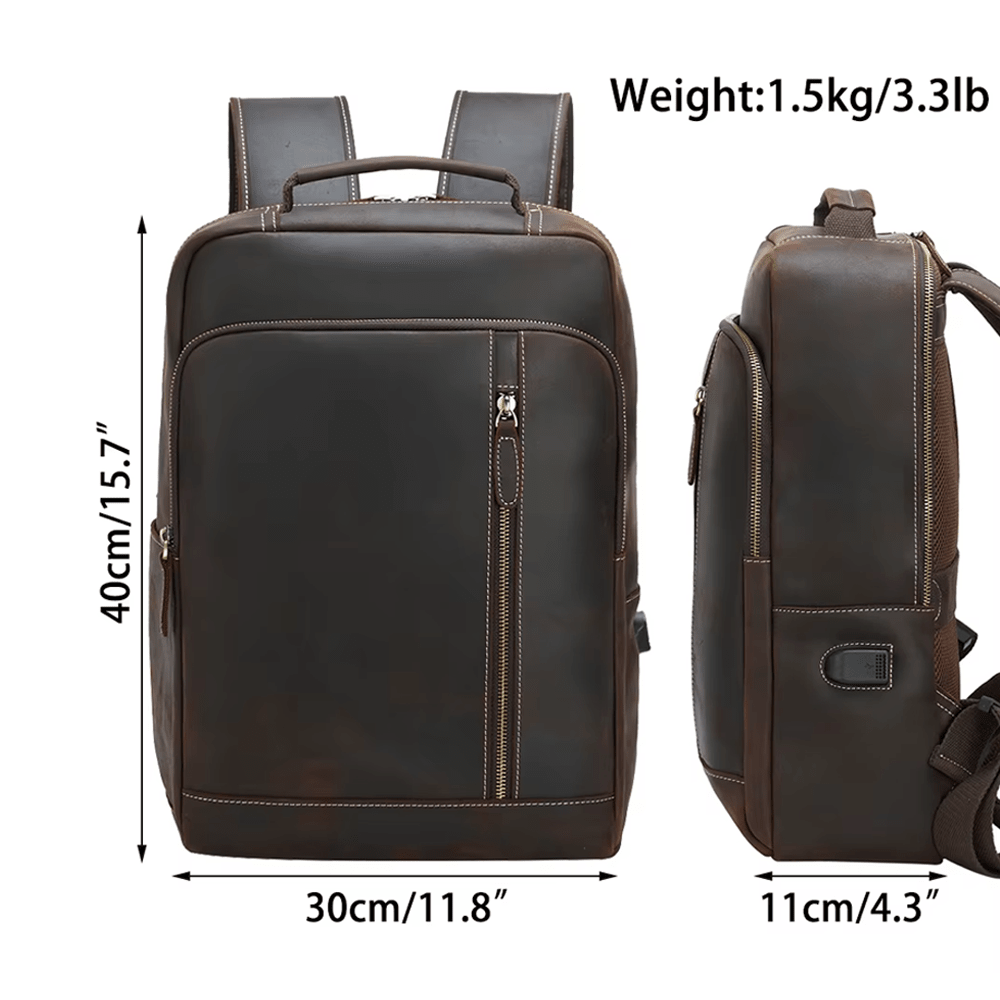 Strata Rogue Leather Backpack - Moderno Collections