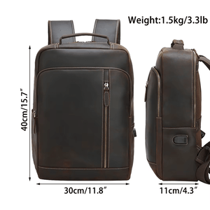 Thumbnail for Strata Rogue Leather Backpack - Moderno Collections