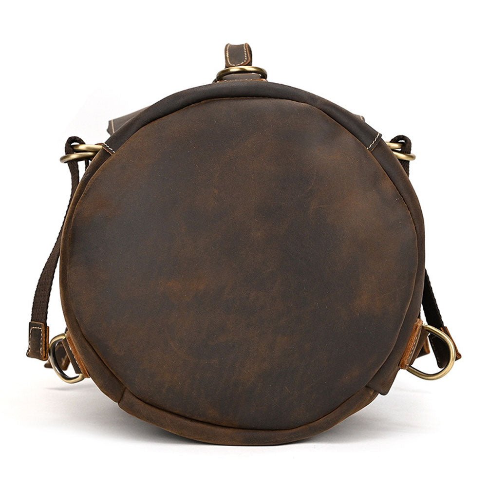 Tri - Carry Travel Leather Backpack - Moderno Collections