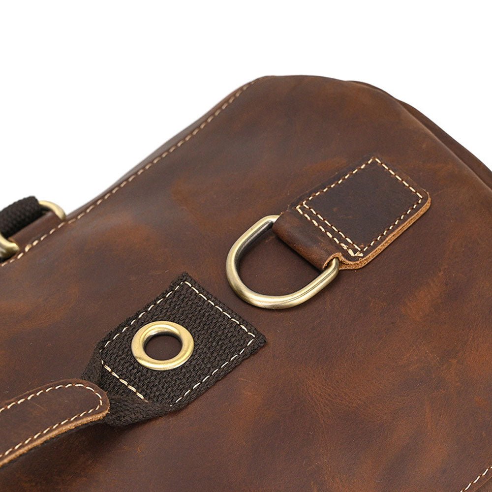 Tri - Carry Travel Leather Backpack - Moderno Collections