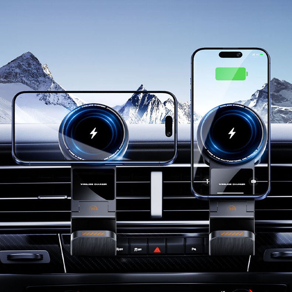 Tridock 3 in 1 Magnetic Car Charger & Holder - Moderno Collections