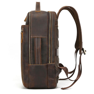 Thumbnail for Vagabond Vintage Leather Backpack - Moderno Collections