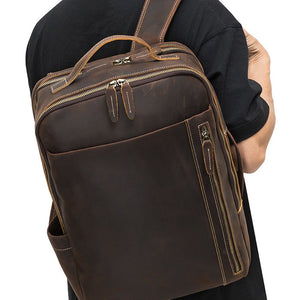 Thumbnail for Vagabond Vintage Leather Backpack - Moderno Collections