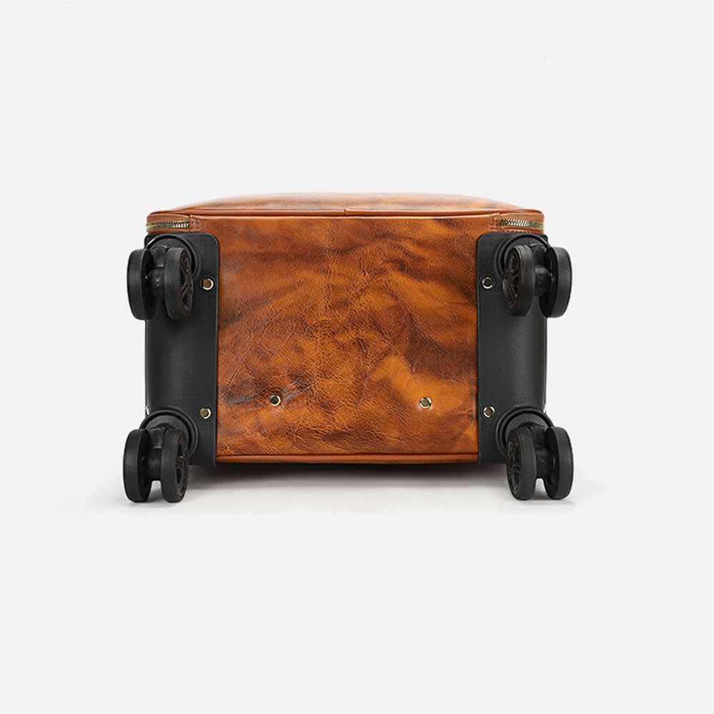 Vanguard Leather Suitcase - Moderno Collections