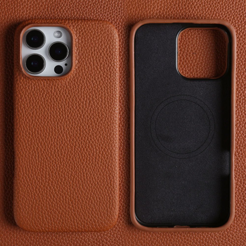 VelourArc Leather iPhone Case - Moderno Collections