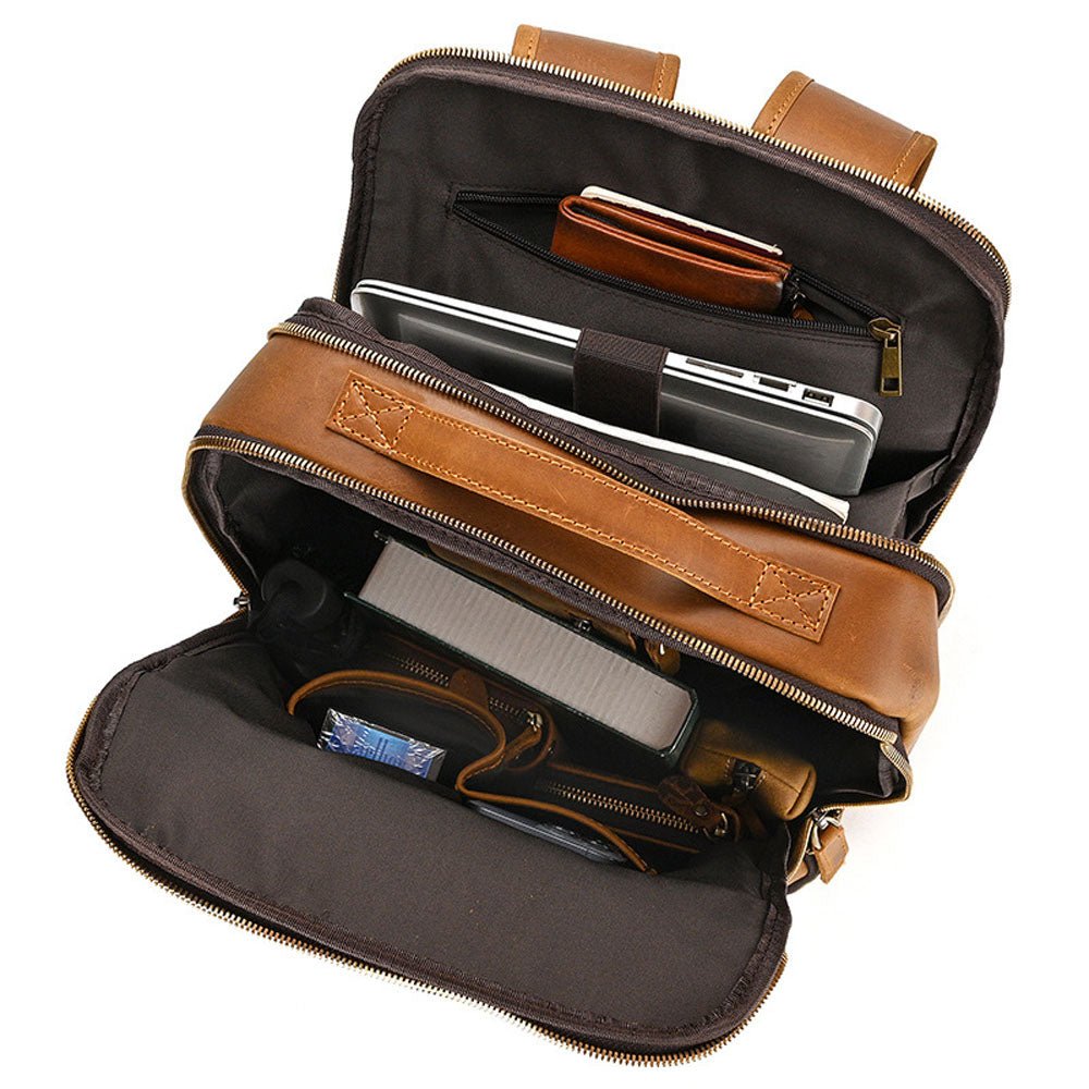 VentMesh Pro Leather Backpack - Moderno Collections