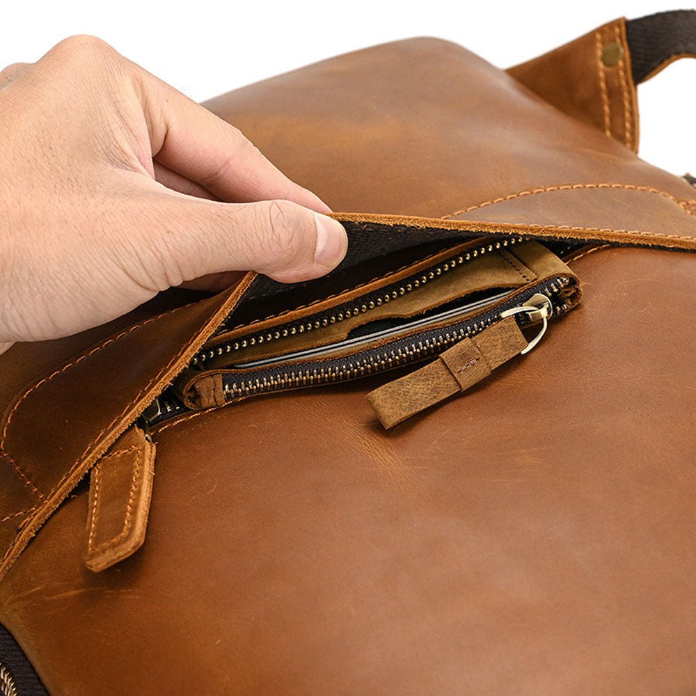 VentMesh Pro Leather Backpack - Moderno Collections