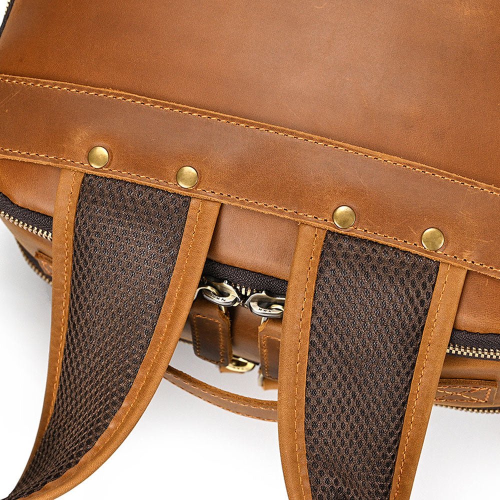 VentMesh Pro Leather Backpack - Moderno Collections