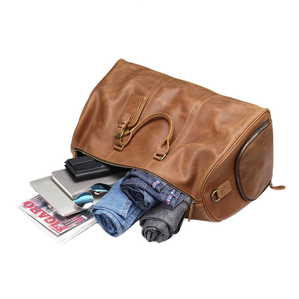 VoyaCraft Pro Leather Duffle Bag - Moderno Collections