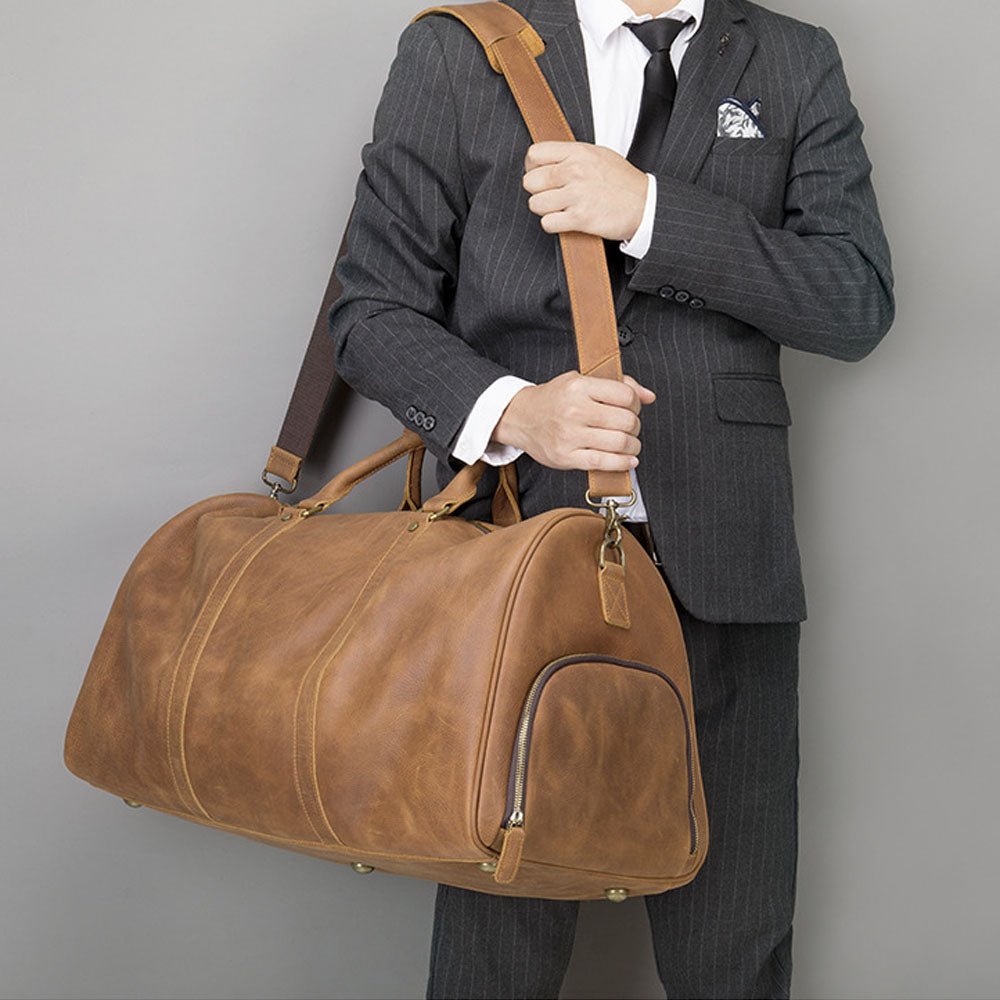 VoyaCraft Pro Leather Duffle Bag - Moderno Collections