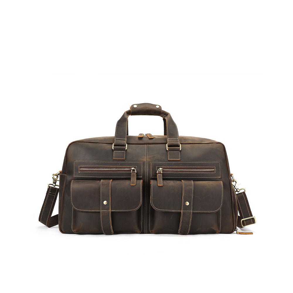 Zypheron Leather Duffel Bag - Moderno Collections