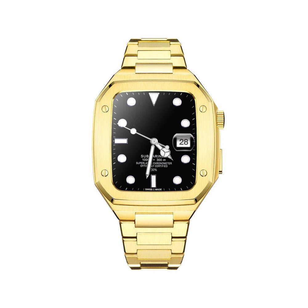 Elegance Pro: Stainless Steel Case Apple Watchband - Moderno Collections