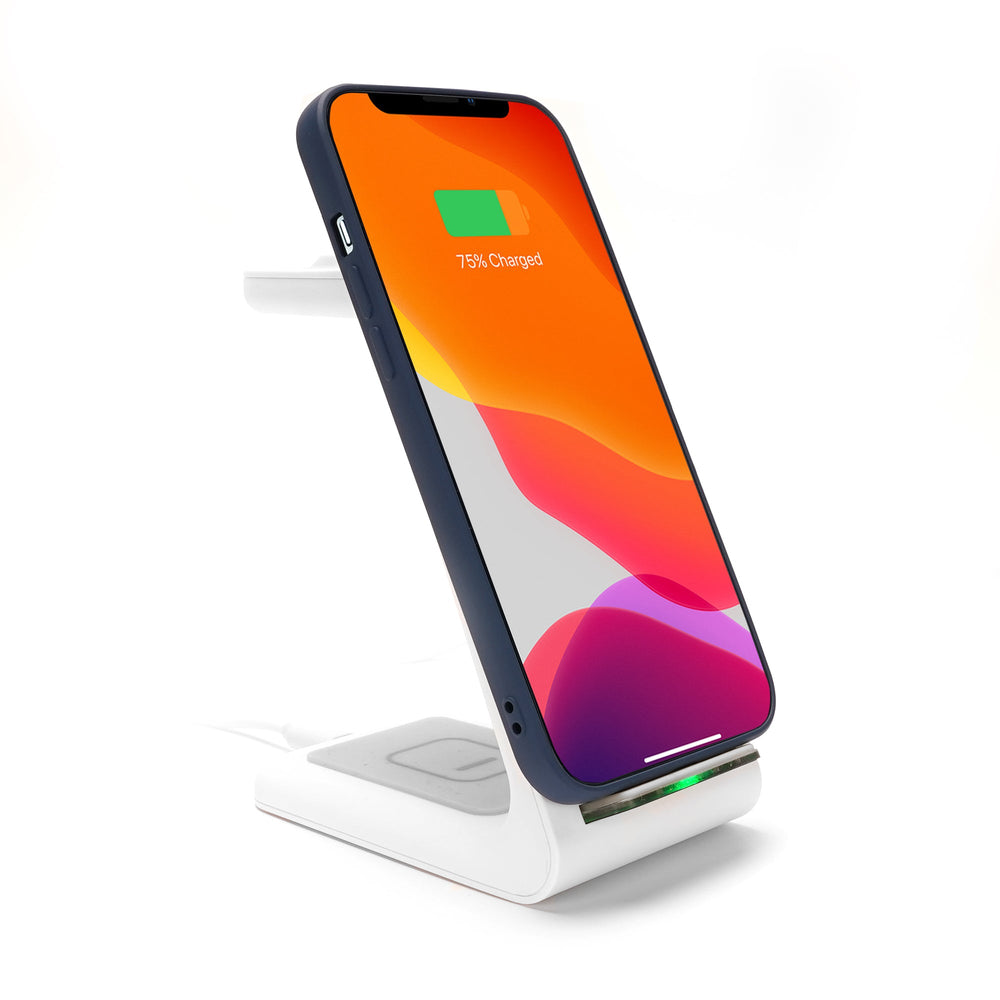 Premium 3 in 1 Fast Wireless Charging Stand for iPhone, Apple Watch & AirPods - Moderno Collections
