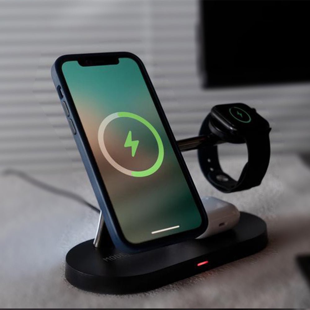 Premium MagSafe 3 in 1 Fast Wireless Charging Stand - Moderno Collections